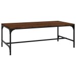 Vidaxl table basse ch�ne marron 100x50x35 cm bois d'ing�nierie