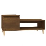Vidaxl table basse chêne marron 100x50x45 cm bois d'ingénierie Vidaxl table basse chêne marron 100x50x45 cm bois d'ingénierie