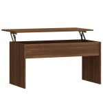 Vidaxl table basse ch�ne marron 102x50, 5x52, 5 cm bois d'ing�nierie