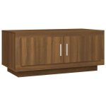 Vidaxl table basse ch�ne marron 102x50x45 cm bois d'ing�nierie