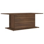 Vidaxl table basse chne marron 102x55, 5x40 cm bois d'ingnierie