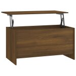 Vidaxl table basse chêne marron 102x55, 5x52, 5 cm bois d'ingénierie Vidaxl table basse chêne marron 102x55, 5x52, 5 cm bois d'ingénierie