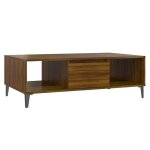 Vidaxl table basse chêne marron 103, 5x60x35 cm bois d'ingénierie Vidaxl table basse chêne marron 103, 5x60x35 cm bois d'ingénierie