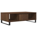 Vidaxl table basse ch�ne marron 104x60x35 cm bois d'ing�nierie