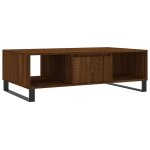 Vidaxl table basse chêne marron 104x60x35 cm bois d'ingénierie Vidaxl table basse chêne marron 104x60x35 cm bois d'ingénierie