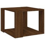 Vidaxl table basse chne marron 40x40x30 cm bois d'ingnierie