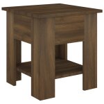 Vidaxl table basse chne marron 40x40x42 cm bois d'ingnierie