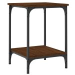 Vidaxl table basse chêne marron 40x40x55 cm bois d'ingénierie Vidaxl table basse chêne marron 40x40x55 cm bois d'ingénierie