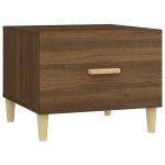 Vidaxl table basse chêne marron 50x50x40 cm bois d'ingénierie Vidaxl table basse chêne marron 50x50x40 cm bois d'ingénierie