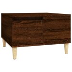 Vidaxl table basse chêne marron 55x55x36, 5 cm bois d'ingénierie Vidaxl table basse chêne marron 55x55x36, 5 cm bois d'ingénierie
