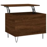 Vidaxl table basse ch�ne marron 60x44, 5x45 cm bois d'ing�nierie