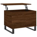 Vidaxl table basse chêne marron 60x44, 5x45 cm bois d'ingénierie Vidaxl table basse chêne marron 60x44, 5x45 cm bois d'ingénierie