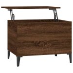 Vidaxl table basse ch�ne marron 60x44, 5x45 cm bois d'ing�nierie
