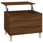 Vidaxl table basse ch�ne marron 60x44, 5x45 cm bois d'ing�nierie