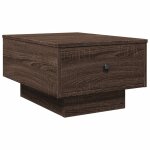 Vidaxl table basse chne marron 60x45x31 cm bois d'ingnierie