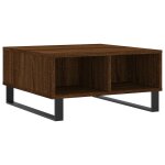 Vidaxl table basse chne marron 60x60x30 cm bois d'ingnierie