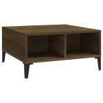 Vidaxl table basse chêne marron 60x60x30 cm bois d'ingénierie Vidaxl table basse chêne marron 60x60x30 cm bois d'ingénierie