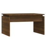 Vidaxl table basse ch�ne marron 68x50x38 cm bois d'ing�nierie