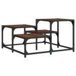 Vidaxl table basse chne marron 68x68x40 cm bois d'ingnierie