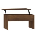 Vidaxl table basse ch�ne marron 80x50, 5x41, 5 cm bois d'ing�nierie