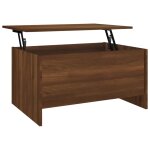 Vidaxl table basse chne marron 80x55, 5x41, 5 cm bois d'ingnierie