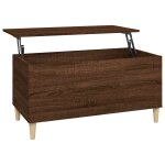 Vidaxl table basse ch�ne marron 90x44, 5x45 cm bois d'ing�nierie