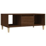 Vidaxl table basse ch�ne marron 90x50x36, 5 cm bois d'ing�nierie