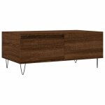 Vidaxl table basse chêne marron 90x50x36, 5 cm bois d'ingénierie Vidaxl table basse chêne marron 90x50x36, 5 cm bois d'ingénierie