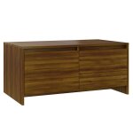 Vidaxl table basse ch�ne marron 90x50x41, 5 cm bois d'ing�nierie