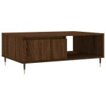 Vidaxl table basse ch�ne marron 90x60x35 cm bois d'ing�nierie