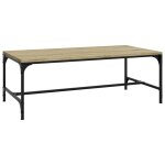 Vidaxl table basse ch�ne sonoma 100x50x35 cm bois d'ing�nierie