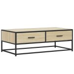 Vidaxl table basse chêne sonoma 100x50x35cm bois d'ingénierie et métal Vidaxl table basse chêne sonoma 100x50x35cm bois d'ingénierie et métal
