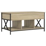 Vidaxl table basse chêne sonoma 100x55x50cm bois d'ingénierie et métal Vidaxl table basse chêne sonoma 100x55x50cm bois d'ingénierie et métal