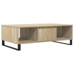 Vidaxl table basse ch�ne sonoma 104x60x35 cm bois d'ing�nierie