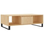 Vidaxl table basse ch�ne sonoma 104x60x35 cm bois d'ing�nierie