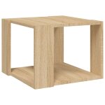 Vidaxl table basse ch�ne sonoma 40x40x30 cm bois d'ing�nierie