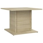 Vidaxl table basse ch�ne sonoma 55, 5x55, 5x40 cm bois d'ing�nierie