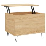 Vidaxl table basse ch�ne sonoma 60x44, 5x45 cm bois d'ing�nierie