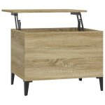 Vidaxl table basse ch�ne sonoma 60x44, 5x45 cm bois d'ing�nierie
