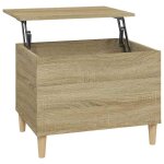 Vidaxl table basse ch�ne sonoma 60x44, 5x45 cm bois d'ing�nierie