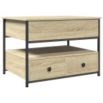 Vidaxl table basse chêne sonoma 70x50x50 cm bois d'ingénierie et métal Vidaxl table basse chêne sonoma 70x50x50 cm bois d'ingénierie et métal