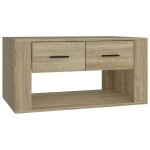 Vidaxl table basse chne sonoma 80x50x40 cm bois d'ingnierie