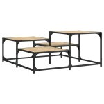 Vidaxl table basse ch�ne sonoma 87, 5x87, 5x40 cm bois d'ing�nierie