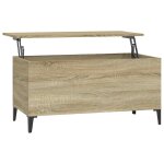 Vidaxl table basse ch�ne sonoma 90x44, 5x45 cm bois d'ing�nierie