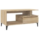 Vidaxl table basse chne sonoma 90x49x45 cm bois d'ingnierie