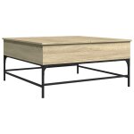 Vidaxl table basse chêne sonoma 95x95x45 cm bois d'ingénierie et métal Vidaxl table basse chêne sonoma 95x95x45 cm bois d'ingénierie et métal