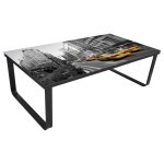 Vidaxl table basse avec dessus de table rectangulaire Vidaxl table basse avec dessus de table rectangulaire