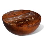 Vidaxl table basse forme de bol avec base en acier bois recyclé Vidaxl table basse forme de bol avec base en acier bois recyclé
