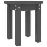 Vidaxl table basse gris Ø 35x35 cm bois massif de pin Vidaxl table basse gris Ø 35x35 cm bois massif de pin