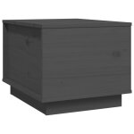 Vidaxl table basse gris 40x50x35 cm bois massif de pin Vidaxl table basse gris 40x50x35 cm bois massif de pin